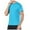 Sky Blue, variant on Lmnyox Sport T Shirts Men's Short Sleeve Crew Neck Quick Dry Athletic Tee Lightweight Stretchy Running Tops