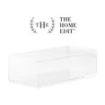thumbnail image 6 of The Home Edit Large Clear Storage Bin Organizer Insert, 1 Piece, 9.37" x 2.95" x 4.38", 6 of 12