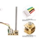 thumbnail image 2 of Moteur pas à pas à engrenages métalliques biphasés GM1024BY10 M455, 4 fils, 5 V CC (15 tr/min), 2 of 4