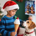 thumbnail image 2 of Christmas Tree 2D Dog Pendants, 24PCS Christmas Acrylic Hanging Cartoon Animals Ornament for Xmas Holiday Party Supply Gifts, 2 of 7