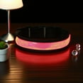 thumbnail image 3 of Light up Collar Multicolor LED USB Rechargeable PU Material 6-12 Hours Working Time Adjustable Water-Resistant for Night Walks Pets, 3 of 6
