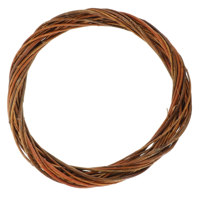 Materiales para hacer coronas de mimbre tejidas (DIY)