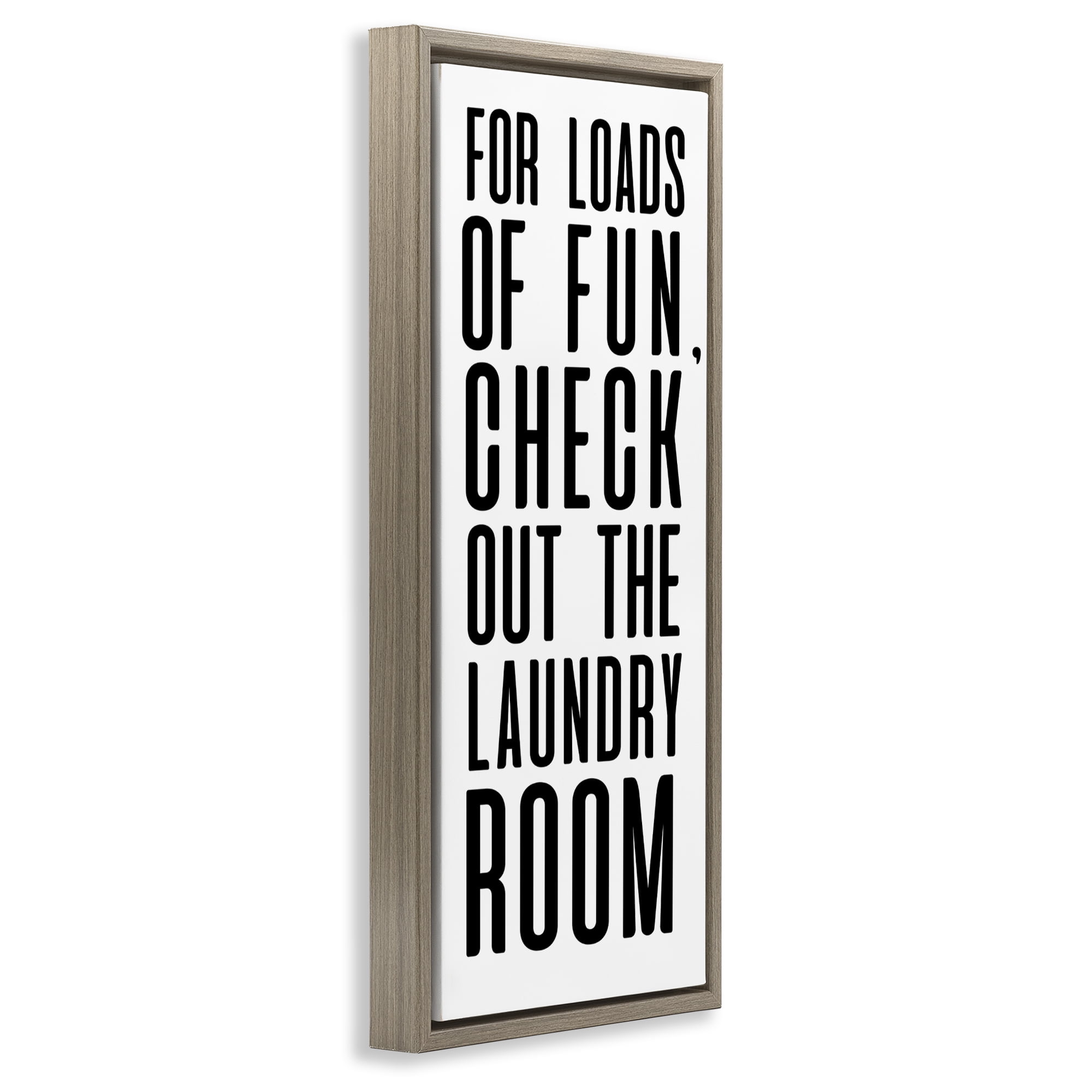 Stupell Industries For Loads Of Fun Brown Framed Floater Canvas Wall Art, design by SD Graphics Studio