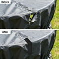 thumbnail image 4 of OPTUTUS Black Self-Adhesive Nylon Repair Tape 3"×79", Waterproof Fabric Patch for Outdoor Furniture Covers, Tent, Jacket, Backpack – Strong Adhesive Repair Kit, 4 of 9