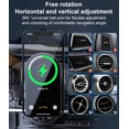 thumbnail image 5 of Wireless Car Charger with Phone Holder Mount, Auto-Clamping Car Mount 15W/10W/7.5W Fast Charging Air Vent Car Phone Mount for iPhone, Samsung, Google, LG, etc, 5 of 10