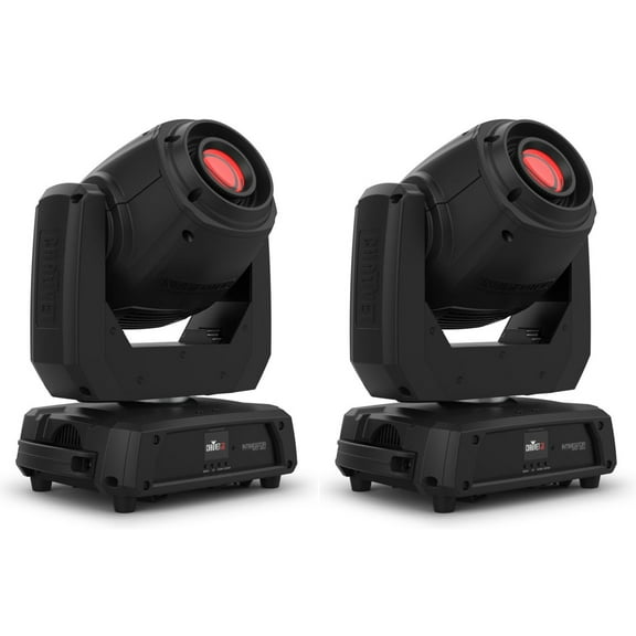 (2) Chauvet DJ Intimidator Spot 360X DMX LED Moving Head Lights w/RF Receivers