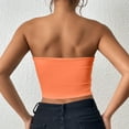 thumbnail image 4 of Ltctricy Tube Tops for Women Seamless Cropped Strapless Tank Shirts Going out Bandeau Tops Fashion Summer Outfits, 4 of 4