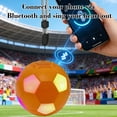 thumbnail image 3 of Portable Bluetooth speaker, 2026 soccer ball shaped speaker, supports Bluetooth 5.3, LED lights, XIP6 waterproof, TWS pairing, suitable for outdoor, home, travel, and gift giving scenarios., 3 of 6