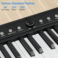 Andoe 88 Key Keyboard Piano, Fullsize Keyboard Piano Semi Weighted