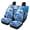 Dolphin Brick Pattern, variant on Pzuqiu Dragonfly Car Seat Covers Full Set Auto Interior Decor Protector Interior Accessories Polyester Fabric Front and Rear Seat Cover Set Fit for Van Trucks
