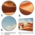 thumbnail image 3 of Designart "Desert White Dunes II" Landscapes Floater Framed Wall Decor, 3 of 7
