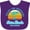 Purple, variant on Inktastic Summer Enjoy the Sunshine Outer Banks North Carolina in Blue Boys or Girls Baby Bib
