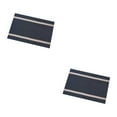 thumbnail image 1 of kurtrusly Modern Striped PVC Table Mat Placemats Bowl Dish Rectangle Waterproof Home Hotel Dining Tables Decors Mats Blue Rectangle/30*45cm 2Set, 1 of 6
