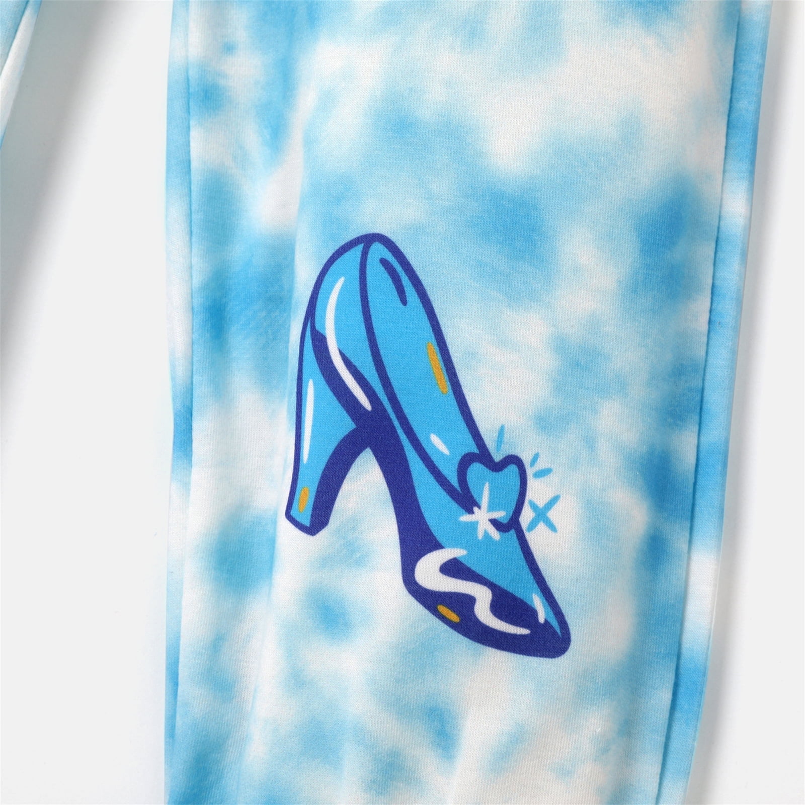 Disney Princess Cinderella Girls Hoodie Graphic Sweatshirts and Joggers 2 Pcs Outfit Sets Sizes 3-10