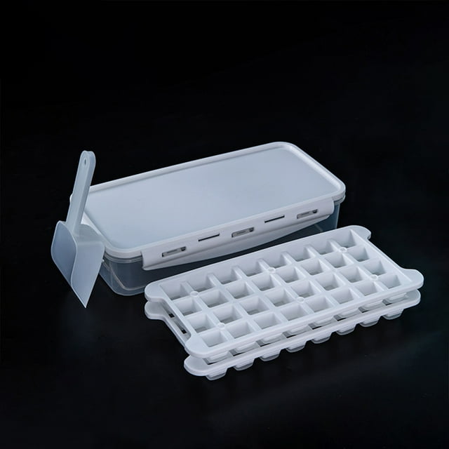 Summer Savings Kcavykas Ice Tray Ice Box Ice Cubes Household Ice Maker Refrigerator Freezer Ice Cubes Box