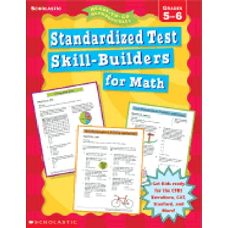 Standardized Test Skill Builders for Math (5-6) (Ready-To-Go Reproducibles) [Paperback - Used]