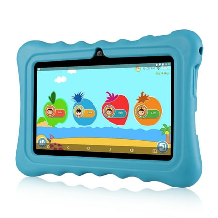 Ainol Q88 Kids Android 7.1 OS Tablet 7 Display 1G RAM 8 GB ROM Light Weight Portable Kid-Proof Shock-Proof Silicone Case Kickstand Available With iWawa For Kids Education (Best Os For Kids)
