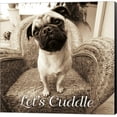 thumbnail image 1 of Great Art Now Wonder Lets Cuddle Sq Script 1 by Jim Dratfield Canvas Wall Art, 1 of 2