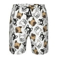 thumbnail image 4 of Naloa French Bulldog3 Men's Beach Shorts, Surfing shorts, Swim trunks, Quick Dry Swim Trunks for Surfing Beach Fun - 3X-Large, 4 of 9