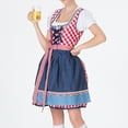 thumbnail image 5 of Vestido de poliéster con estampado bordado para mujer, para festivales, cosplay y sirvientas, 5 of 5