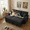 Black+Coffee Bean, variant on Sleeper Sofa Sectional with Pull-Out Bed – Reversible Chaise + Hidden Storage, Breathable Fabric, L-Shaped Couch for Small Spaces, Convertible Sofa Bed for Living Room