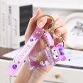 thumbnail image 1 of Sanrio Melody Kuromi Cinnamoroll llavero de decoración de dibujos animados, colgante de Bolsa Escolar, decoración de coche, muñeca de Anime, regalo para niña Fivean unisex, 1 of 2