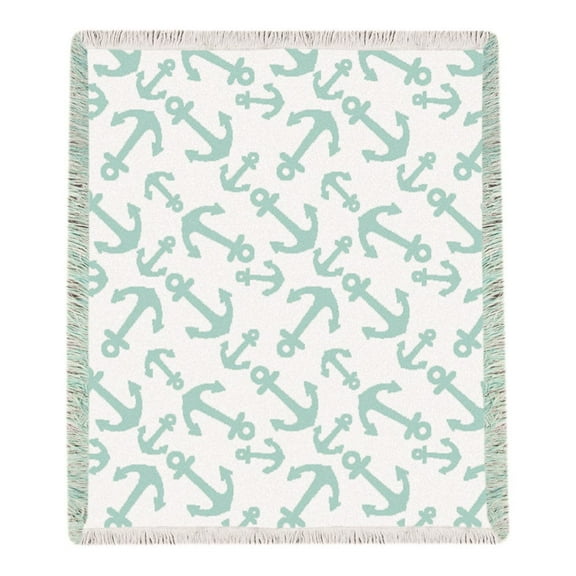 Manual Woodworkers & Weavers Anchor Throw
