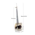 thumbnail image 3 of MERILER Broom and Dustpan Set - 180° Rotatable, Standing Storage, Scraping Teeth, Suitable for Home (1x Set), 3 of 7