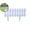 White-7.86", variant on Plastic Garden Picket Fence, Garden Edging Decorative Border, Decorative Garden Fence, 7.8x6.7 Inches