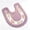 Purple, variant on Luxurious Soft Floral Non-Slip Toilet Contour Rug, Contour Bath Rug, Soft Shaggy U-Shaped Toilet Floor Mat for Bathroom 20-By-20 Inch, Mocha Purple