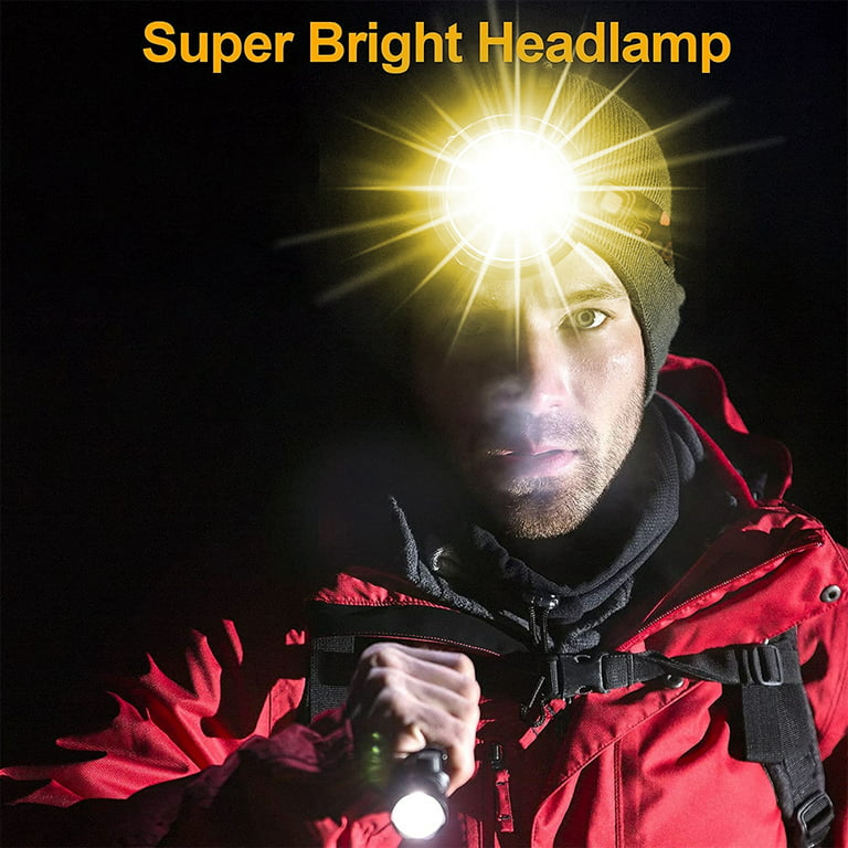 Usb Rechargeable Led Headlamp, Super Bright 1000 Lumens With