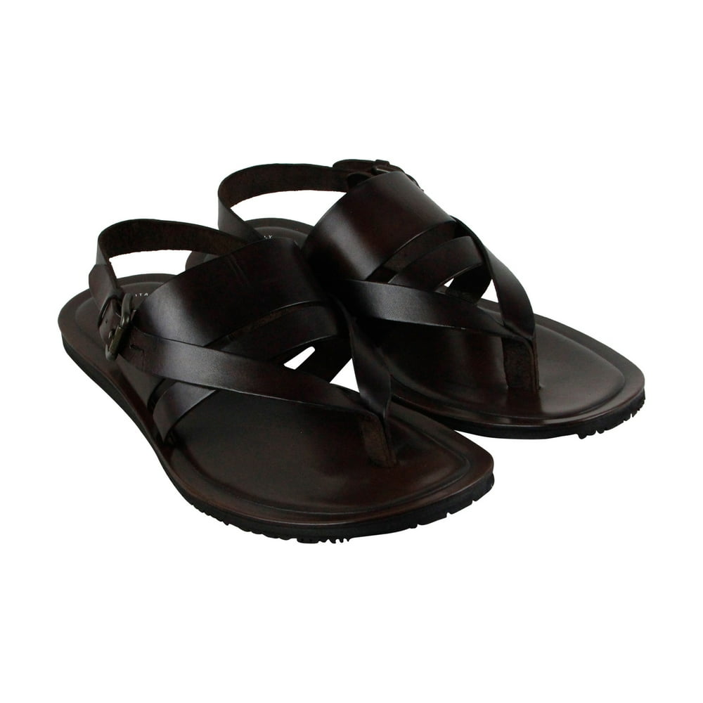 kenneth cole men's leather flip flops