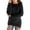 Black, variant on Mercatoo Girls Fuzzy Fleece Pullover Sweatshirt Lightweight Crewneck Comfort Soft Cute Furry Sweaters Youth Teens Thermal Tops