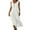 White, variant on CHGBMOK Women Dress Button V Neck Sleeveless Long Dress Solid Loose Casual Shift Dress Wedding Guest Party Formal Dress