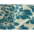 thumbnail image 4 of Ambesonne Shabby Flora Quilted Bedspread Set 3 Pcs, Flower Bloom Spring, Queen Size, Teal Cream, 4 of 5