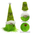 thumbnail image 3 of Muñecos de pie sin rostro Grinch decoración de gnomo Gonk muñecos sin rostro Tomte de 28cm, 3 of 6