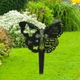 thumbnail image 6 of Outdoor Grave Marker Memorial Stake with Metal Bow Tie Design, Cemetery Flower Sign for Garden Decoration, 6 of 6