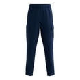 thumbnail image 4 of Athletic Works Men's and Big Men's Fleece Cargo Sweatpants, Sizes XS-4XLT, 4 of 5