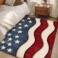 thumbnail image 5 of Rectangle Area Rug 3x5ft,American Flag Patriotic Washable Carpet Non-Slip Runner Accent Rugs Indoor Floor Mat for Bedroom Living Room Decor,Vintage Stars and Stripes, 5 of 9