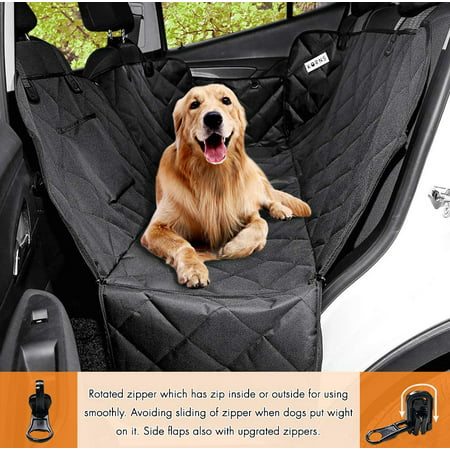 E-joy Dog Seat Cover Car Seat Covers for Pets Pet Seat Cover Dog Hammock for Back Seat Scratch Proof Nonslip Durable Heavy Duty Dog Seat Covers for Cars Trucks and