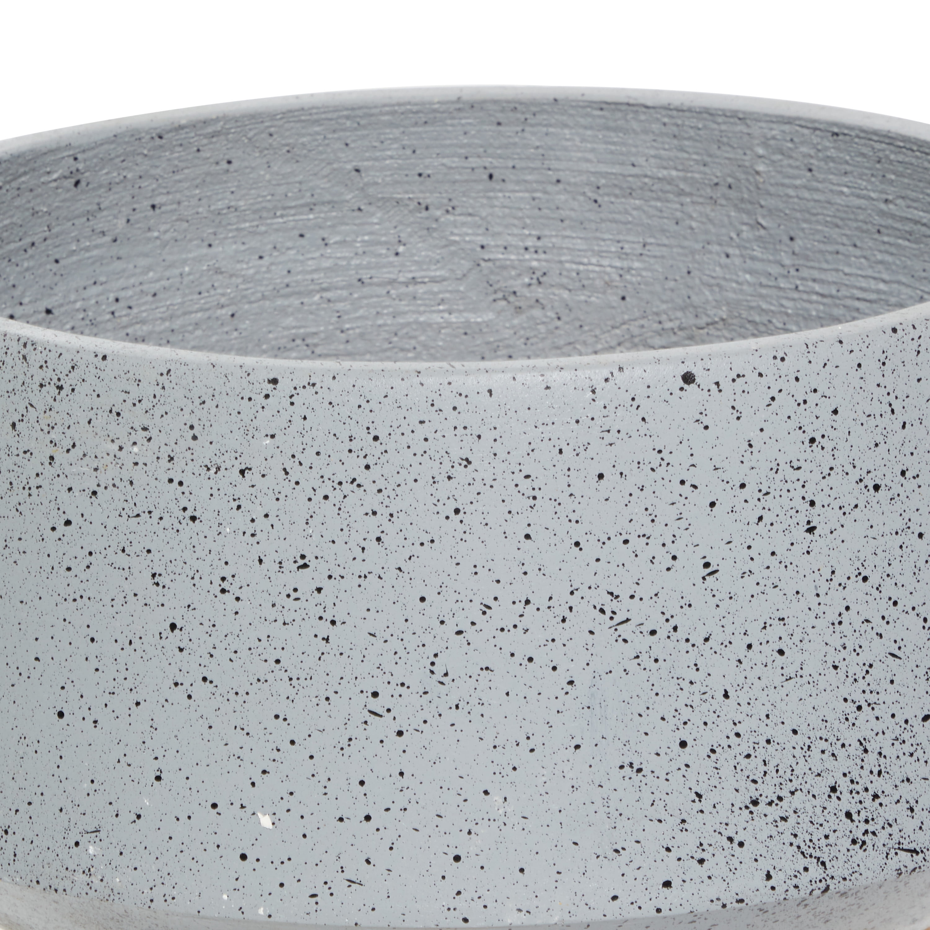 DecMode 14 In. Planter, MGO, Grey, 2 - Pieces