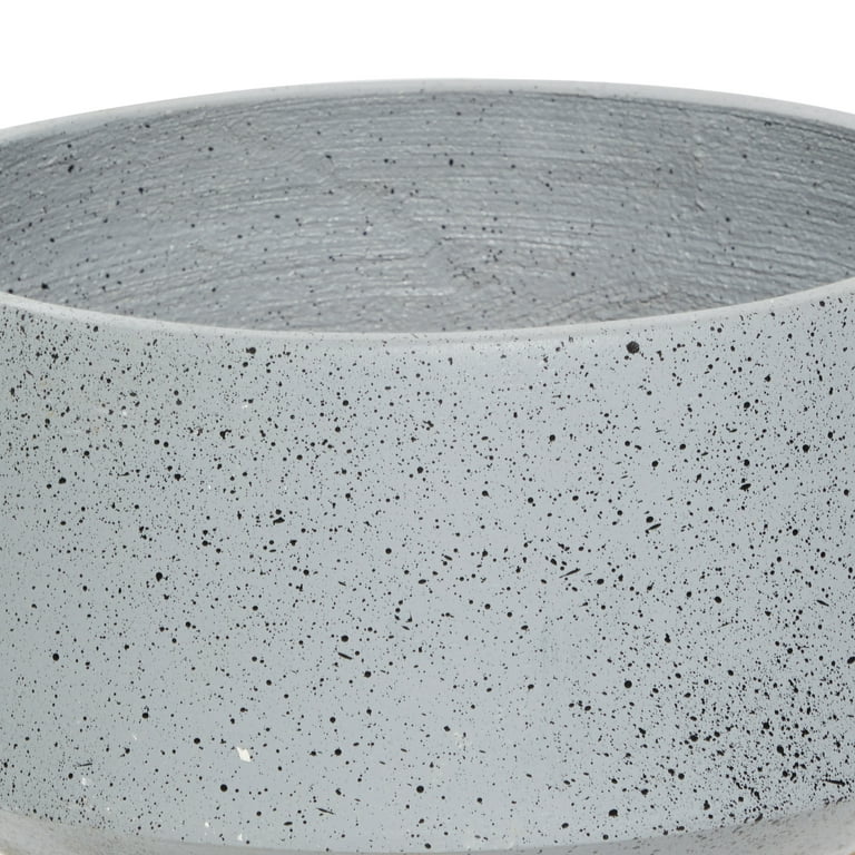 DecMode 14 In. Planter, MGO, Grey, 2 - Pieces - Walmart.com