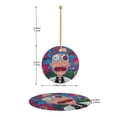 thumbnail image 4 of Rick And Morty Christmas Ceramic Round Ornaments Print Decorative Hanging Ornaments For Xmas Tree Holiday Party Decoration 1 Pcs, 4 of 9