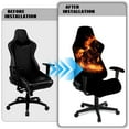 thumbnail image 5 of Xixirimido Gaming Chair Covers Stretch Removable Washable Computer Reclining Gaming Chair Protector Slipcovers with Armrest Covers, Horse Fire, 5 of 8
