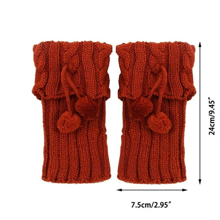 

Blueek Lady Adult Leg Sets Pile of Socks Autumn and Winter Keep Warm Wool Sock Knitting Foot Cover