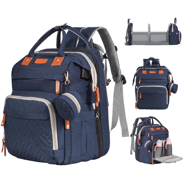 Mochila JOYCE, bolsa de pañales impermeable, grande, 41 x 30 x 20 cm