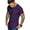 Dark Purple, variant on Men's Gym Shirts Workout Muscle Tee Short Sleeve Hipster Hip Hop T Shirts