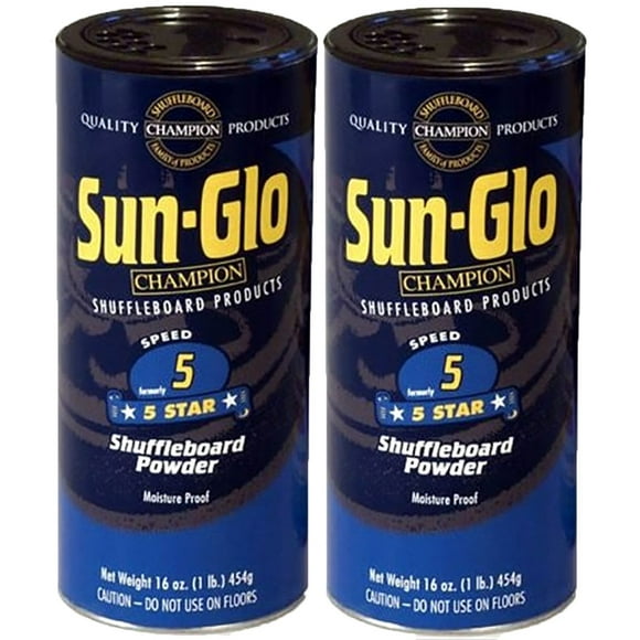 Paquete doble de cera para tejo Sun-Glo #5 Speed 5 454 g