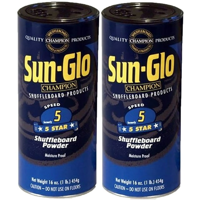 Paquete doble de cera para tejo Sun-Glo #5 Speed 5 454 g