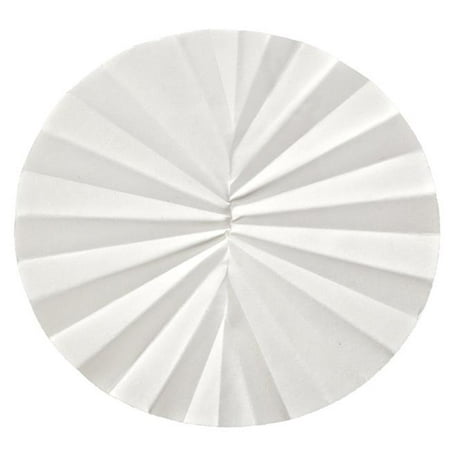GE Healthcare 10311644 125 mm dia. Cellulose Filter Circle Papers, Folded Prepleated Grade 595 1by2 - 100 per Pack